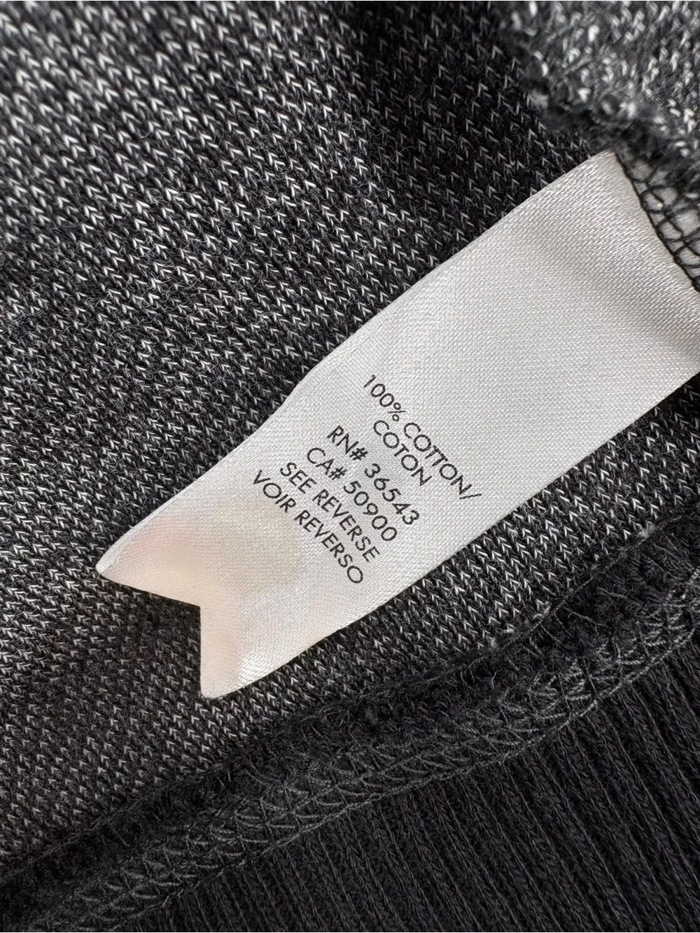 Calvin Klein Gray and Black Bomber-Style Full-Zip Jacket
